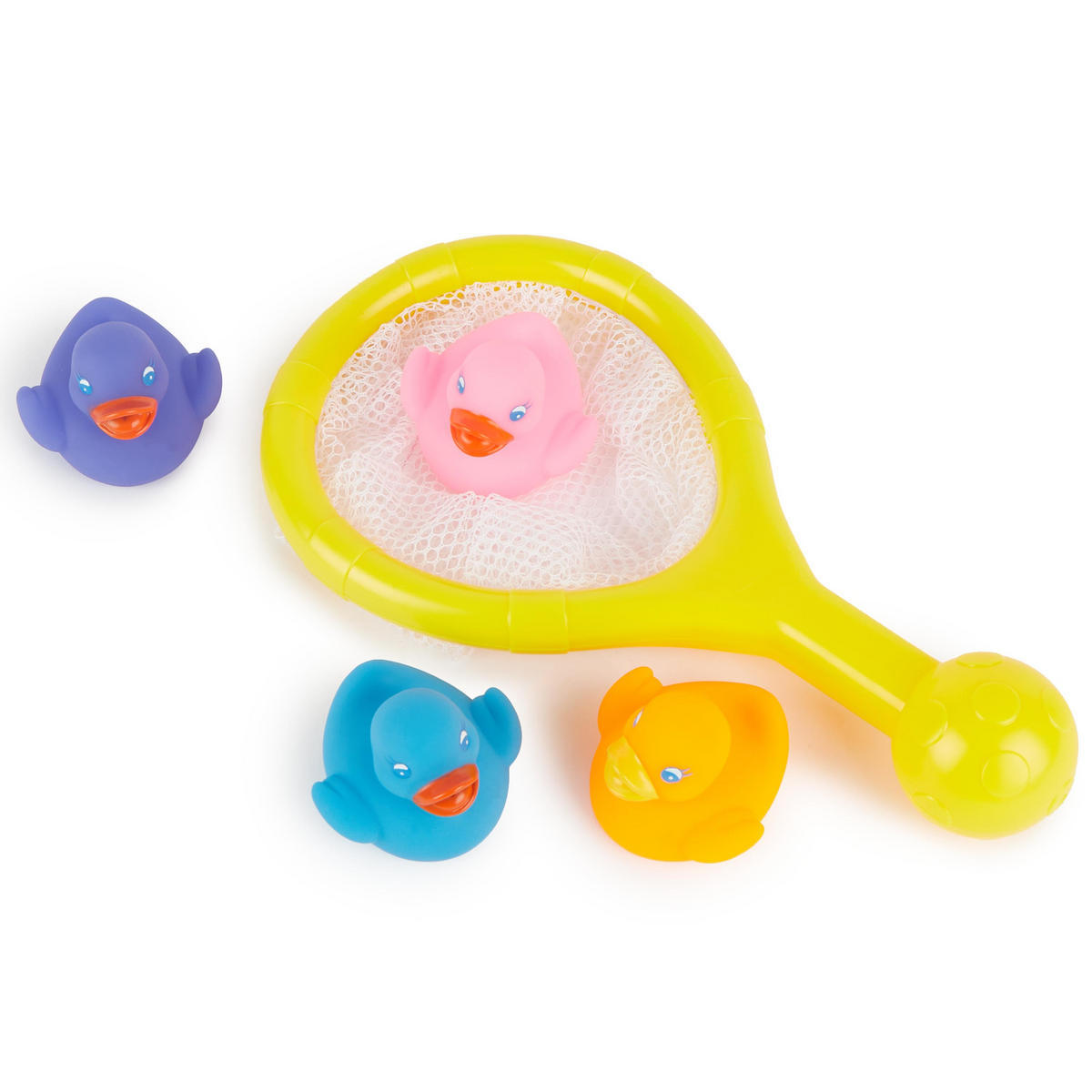 CATCHER mit vier Badeenten - Multicolor, Kunststoff (13/24.5cm) - Bieco Spielwaren