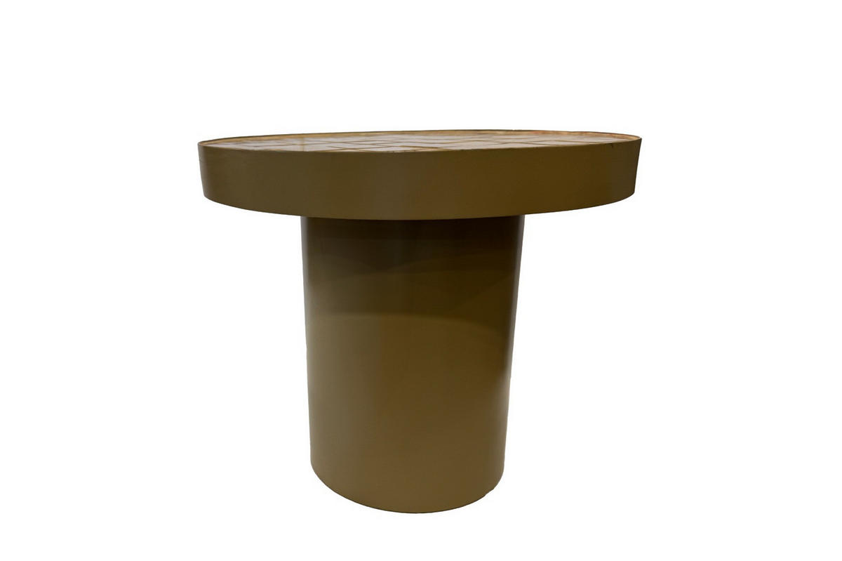 BEISTELLTISCH Tylo - Braun - 40/46/46 cm - Braun, Keramik (46/46/40cm) - Livingfurn