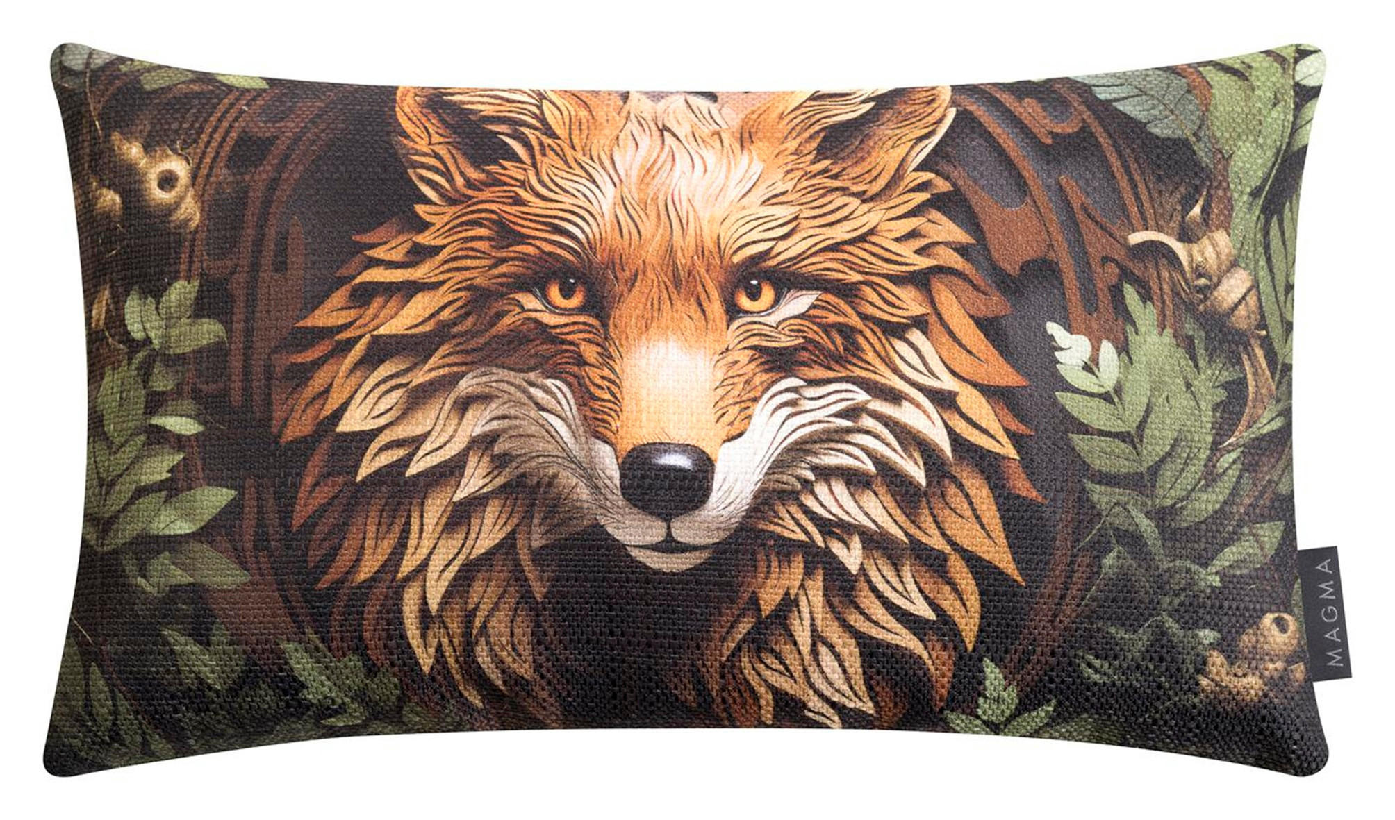 KISSENHÜLLE Foresta Fuchs - Dunkelorange, Textil (30/50cm) - Magma Heimtexx