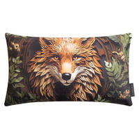 KISSENHÜLLE Foresta Fuchs - Dunkelorange, Textil (30/50cm) - Magma Heimtexx