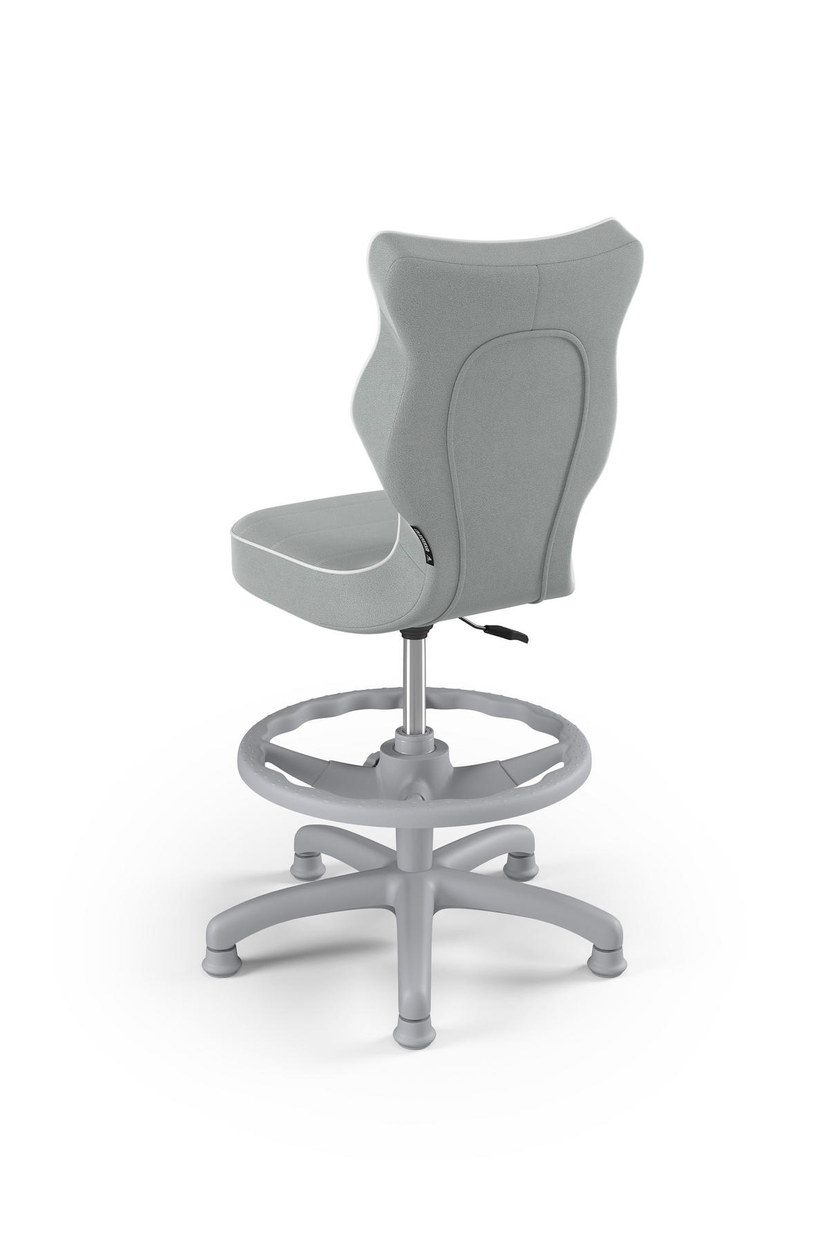 KINDERSTUHL Petit mit Fußstütze - Weiß/Grau, Textil (66/96/66cm) - RAUMHIRSCH FURNITURE