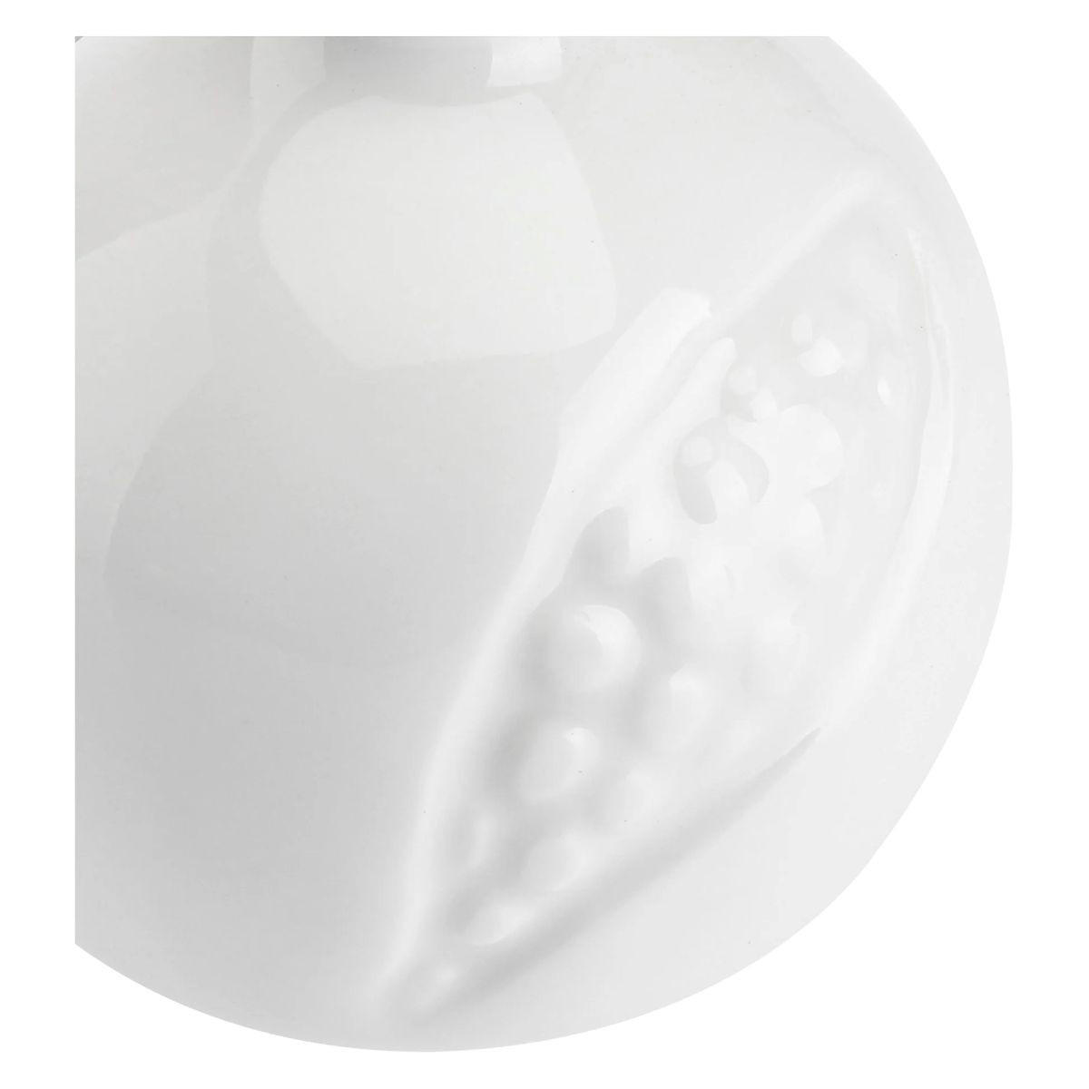 PLATZKARTENHALTER 2er Set "Segnaposto Melograno" Fattoria 4,5 x 5 cm - Weiß, Keramik (4.5/5/4.5cm) - La Porcellana Bianca