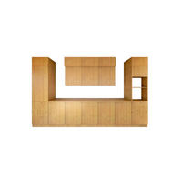 KÜCHENZEILE 420 cm - Nexa KÜ-LN-004 - in Woodline / Matt - Eiche Artisan, Holz (420/212/58cm) - ROYAL24_MARKT