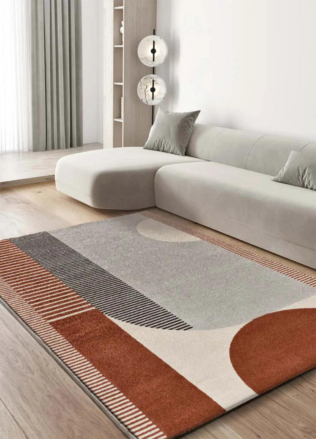 KURZFLORTEPPICH Kupfer / Beige Gaia 80/150 cm - Beige/Kupferfarben, Naturmaterialien/Textil (80/150cm) - Atticgo