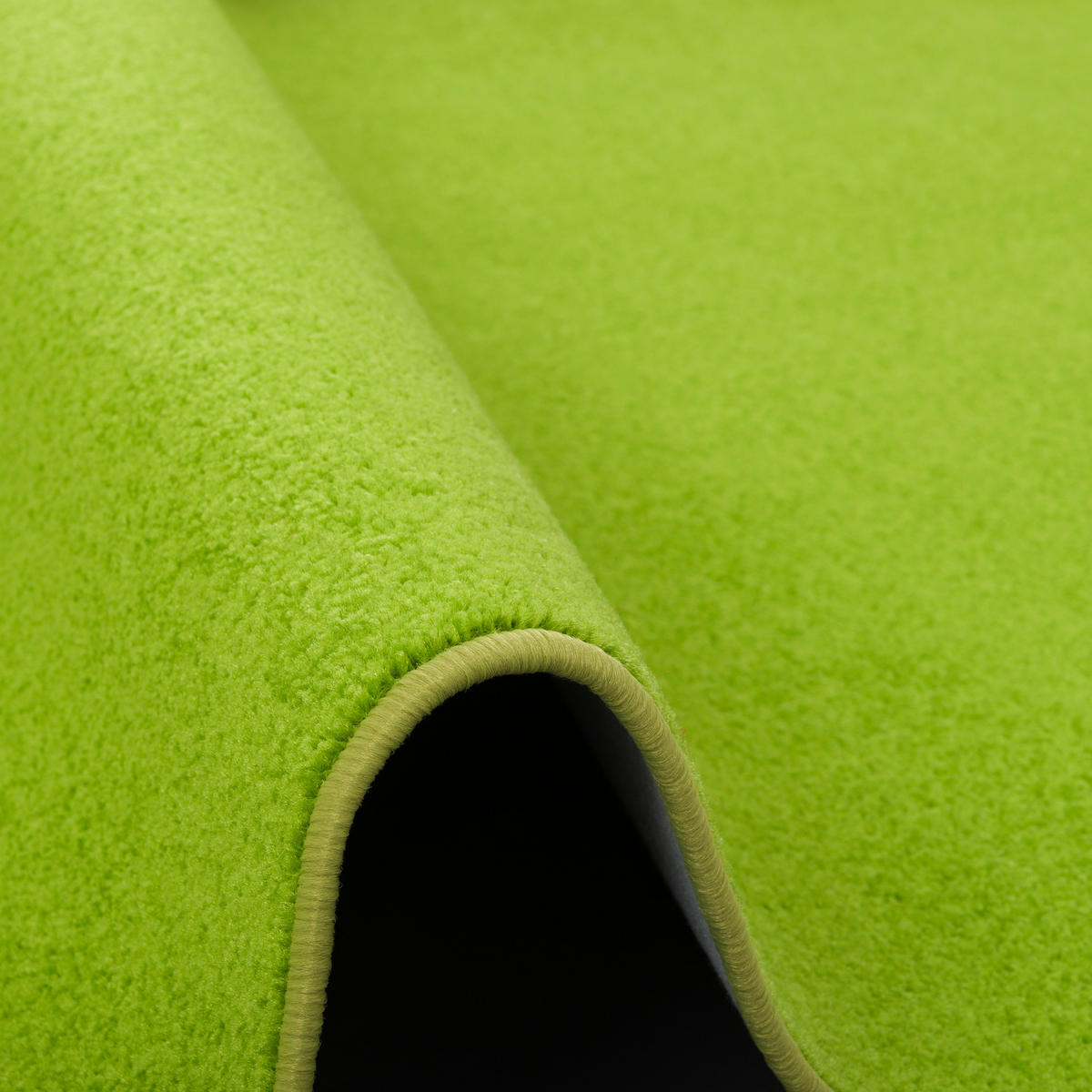 TREND VELOURS TEPPICH JOY - Limette, Textil (100/200cm) - Snapstyle