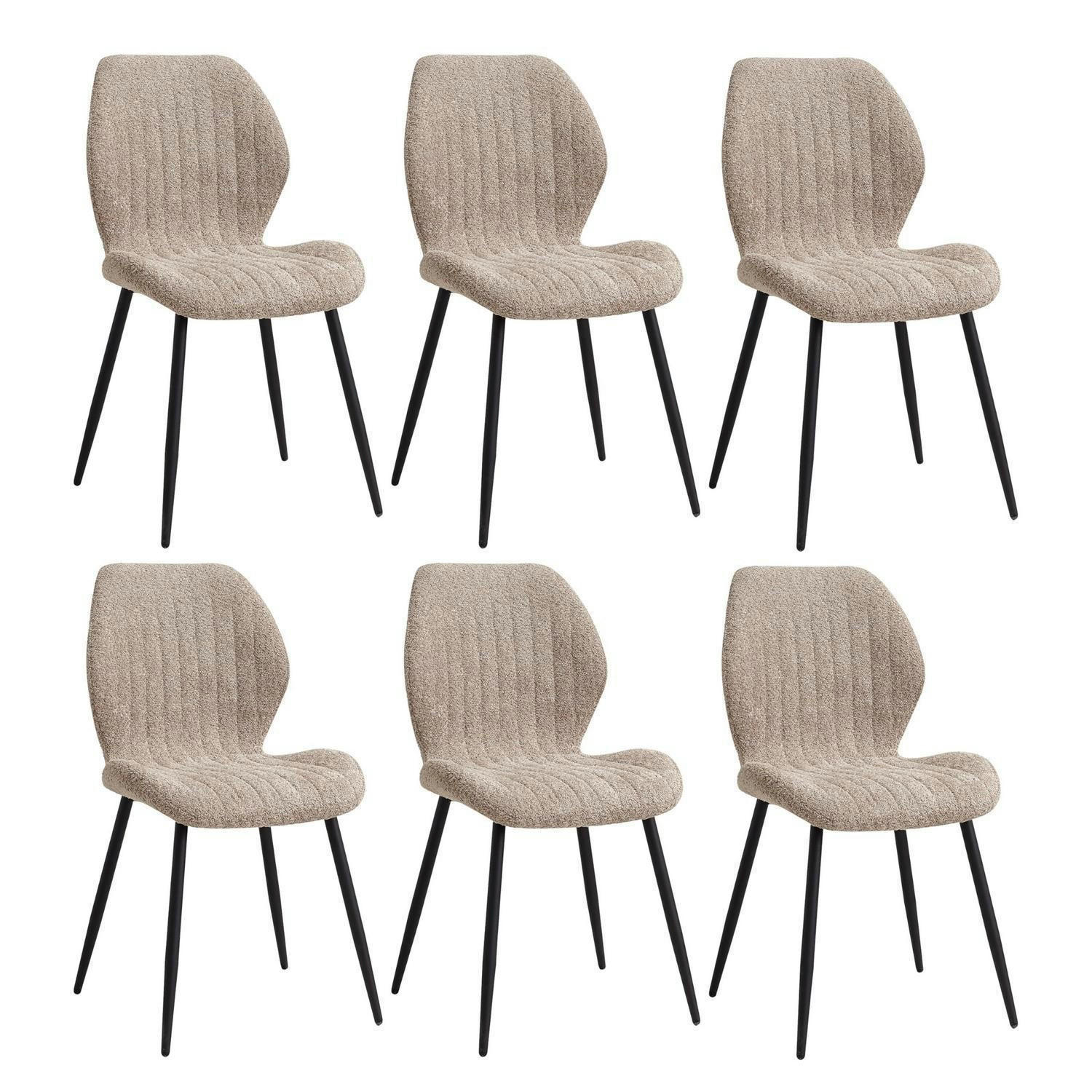 XXXLutz Esszimmerstühle Beige 43x86x47.5 cm