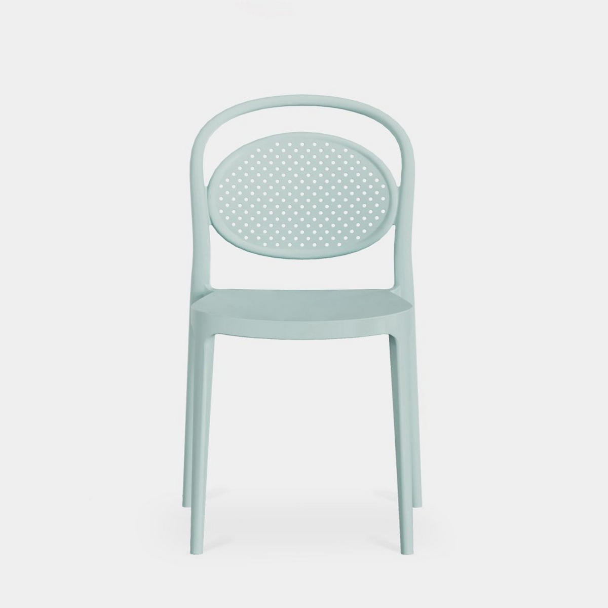 STUHL FÜR DRAUSSEN Kira Grün 43 cm x 80 cm - Grün, Kunststoff (43/80/53cm)