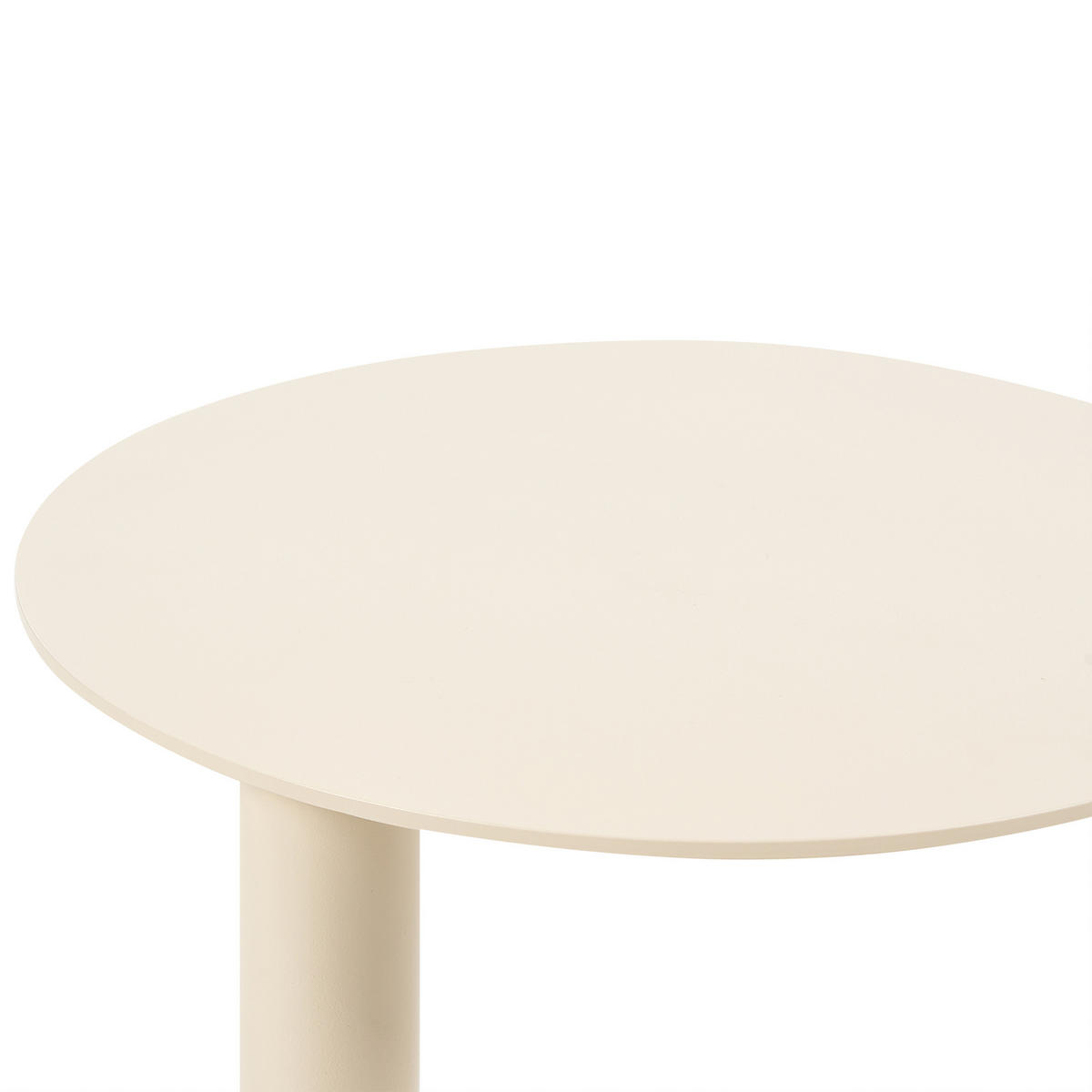 MĂSUȚĂ AUXILIARĂ DE EXTERIOR 40/40/metal bej Venturina - bej, metal (40/40/50cm) - Beliani