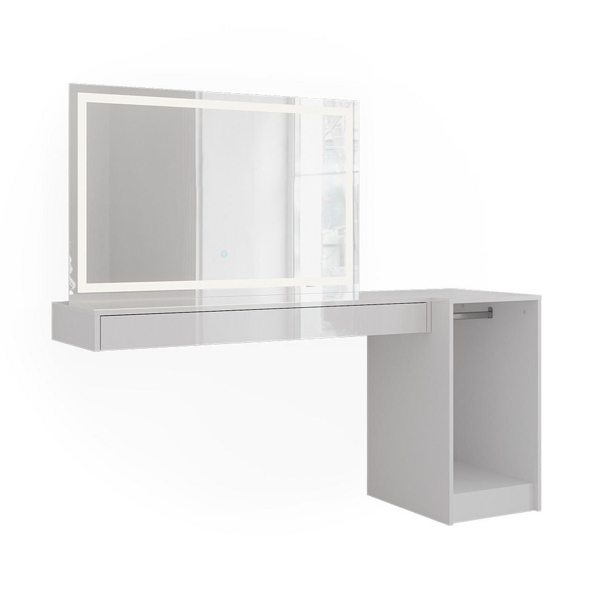 TOALETNÍ STOLEK Sherry Bílá - bílá, kompozitní dřevo (120/12/40.1cm) - Vicco