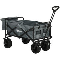BOLLERWAGEN klappbar 120 kg mit Kühltasche - Dunkelgrau, Metall (113/100/57cm) - Fortuna Lai