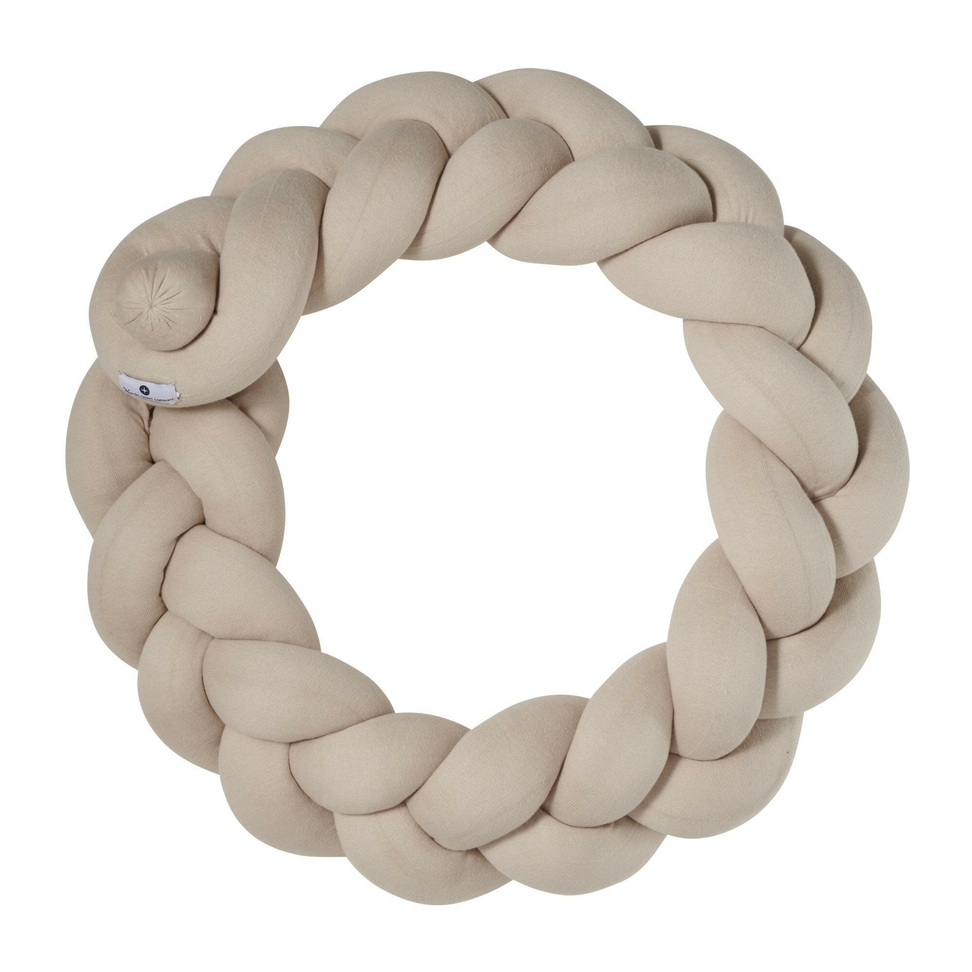 BETTSCHLANGE geflochten Sand Strick - Beige, Textil (17/200cm) - nordic coast company