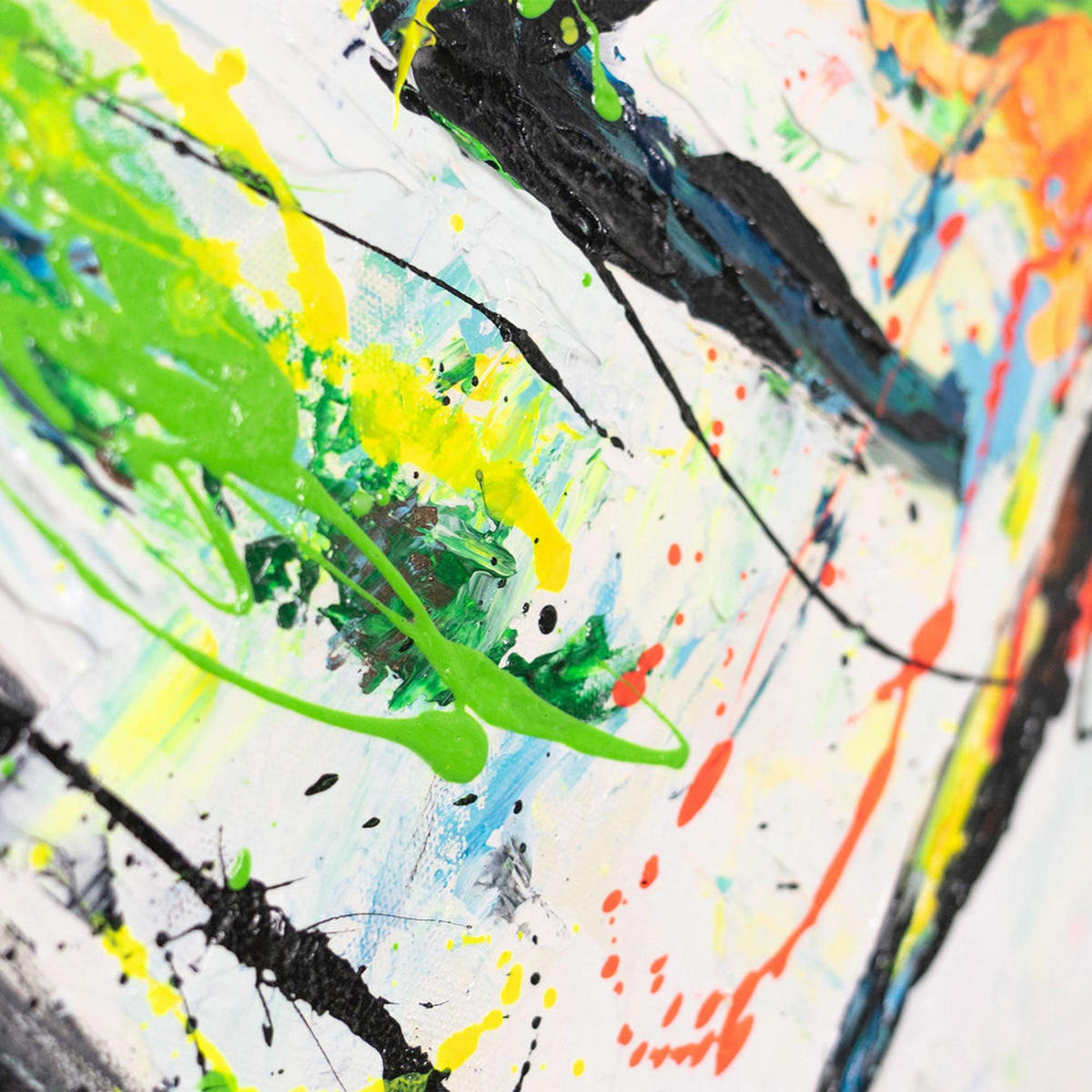 GEMÄLDE Farbenfrohe Anmut auf Keilrahmen 115x50 cm - Multicolor, Holz (115/50cm) - YS-art gallery