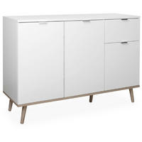 KOMMODE Göteborg 40/120/85 cm - Weiß, Holzwerkstoff (120/85/40cm) - Finori GmbH
