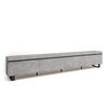 TV-SCHRANK Lowboard, zementgrau, 320/35/57 cm - Grau, Holzwerkstoff (35/57/320cm) - Skraut Home