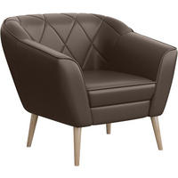 SESSEL Gisela - Buchefarben/Braun, Holzwerkstoff/Buchenholz (80/75/74cm) - Meblini