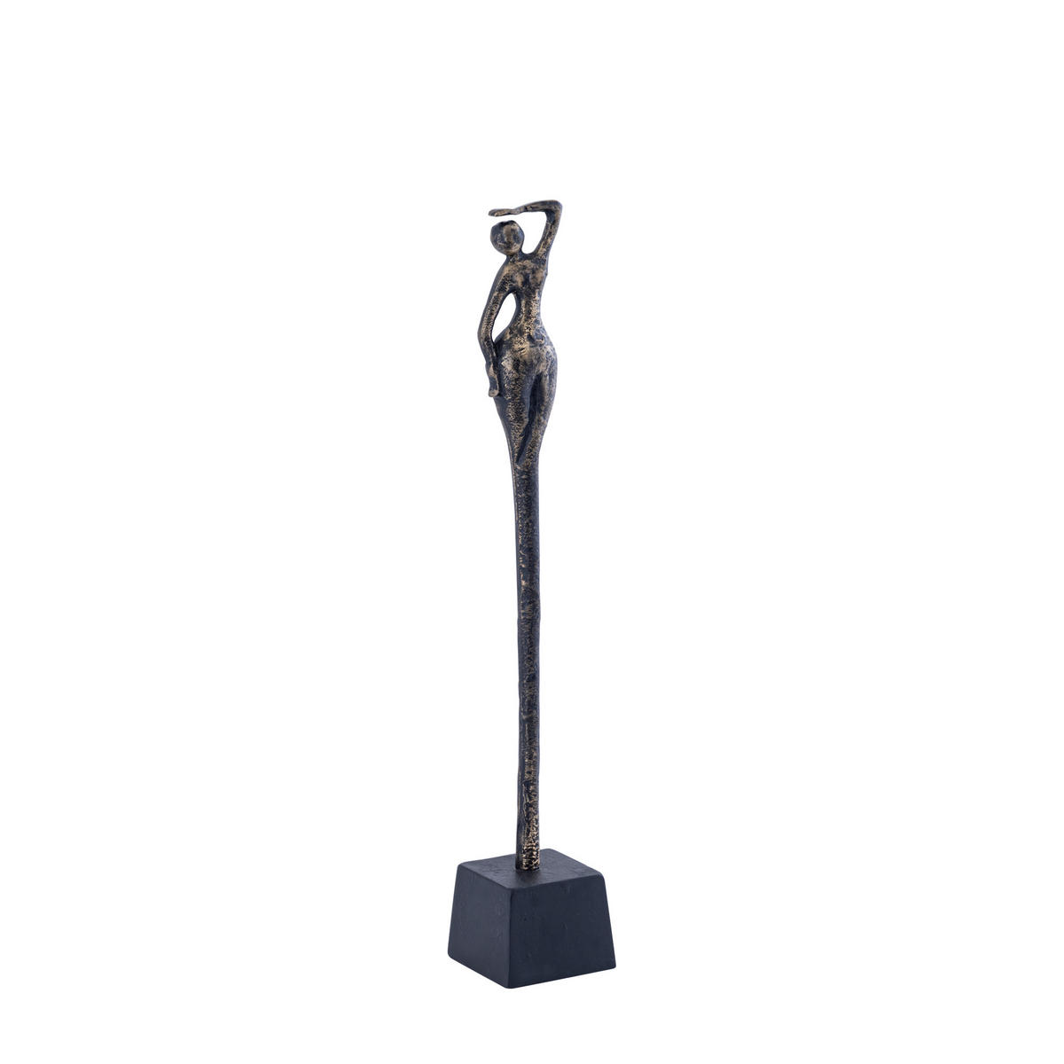 SKULPTUR Ciwan Gold 10/10/63cm - Goldfarben, Metall (10/63/10cm) - PTMD Collection