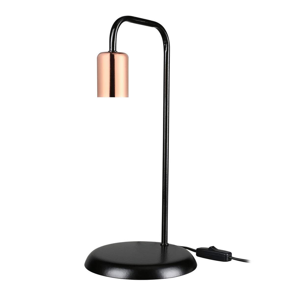 TISCHLEUCHTE Lancaster - Kupferfarben, Metall (17/17/36cm) - lux.pro