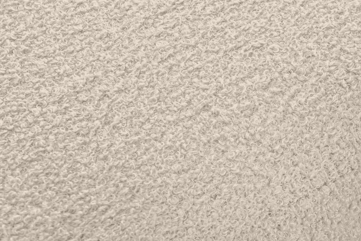 SITZHOCKER TAGIO Pouffe, creme - Creme/Braun, Buchenholz/Textil (65/46/80cm) - KONSIMO®