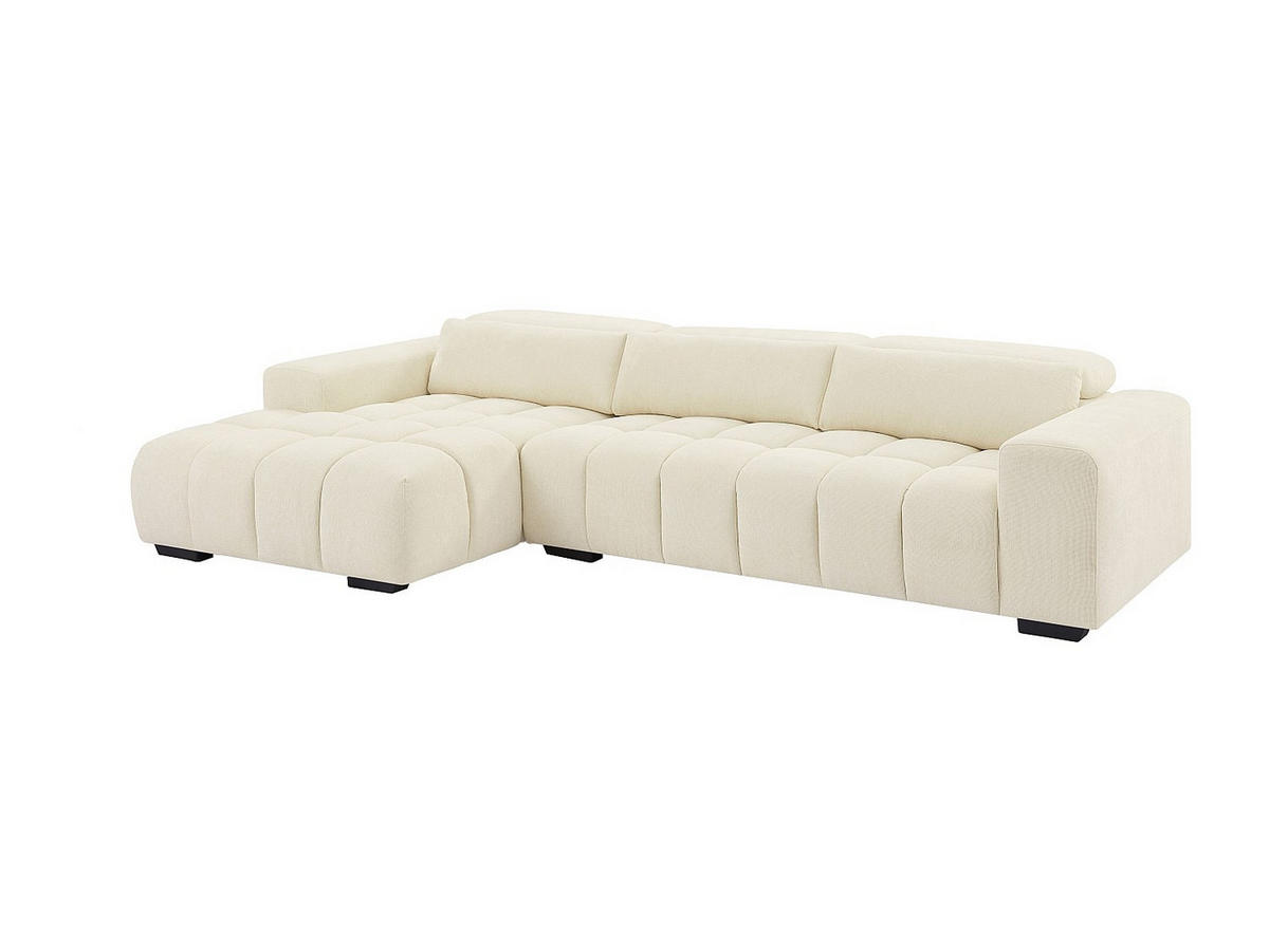SOFA - 5 Personen - stoff - beige Loponza - Beige, Kunststoff/Textil (183/68/312cm) - Vente-Unique