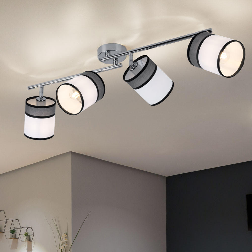 LED DECKENLEUCHTE DAVIE Weiß Metall - Weiß, Metall (88/10/22cm) - Wofi