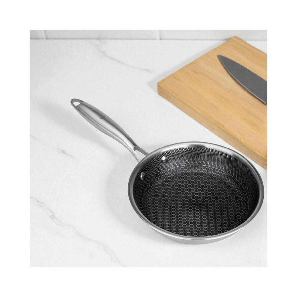 BRATPFANNE 62956 - Silberfarben, Metall (20cm) - Elitehoff