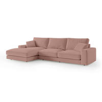 ECKSOFA Harvesty Beige - Beige, Textil (332/92/169cm) - Pillovely