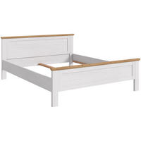 BETTGESTELL Verona Sibiu Lärche Nachbildung 189/90/209 cm - Lärchefarben, Holzwerkstoff - Xonox