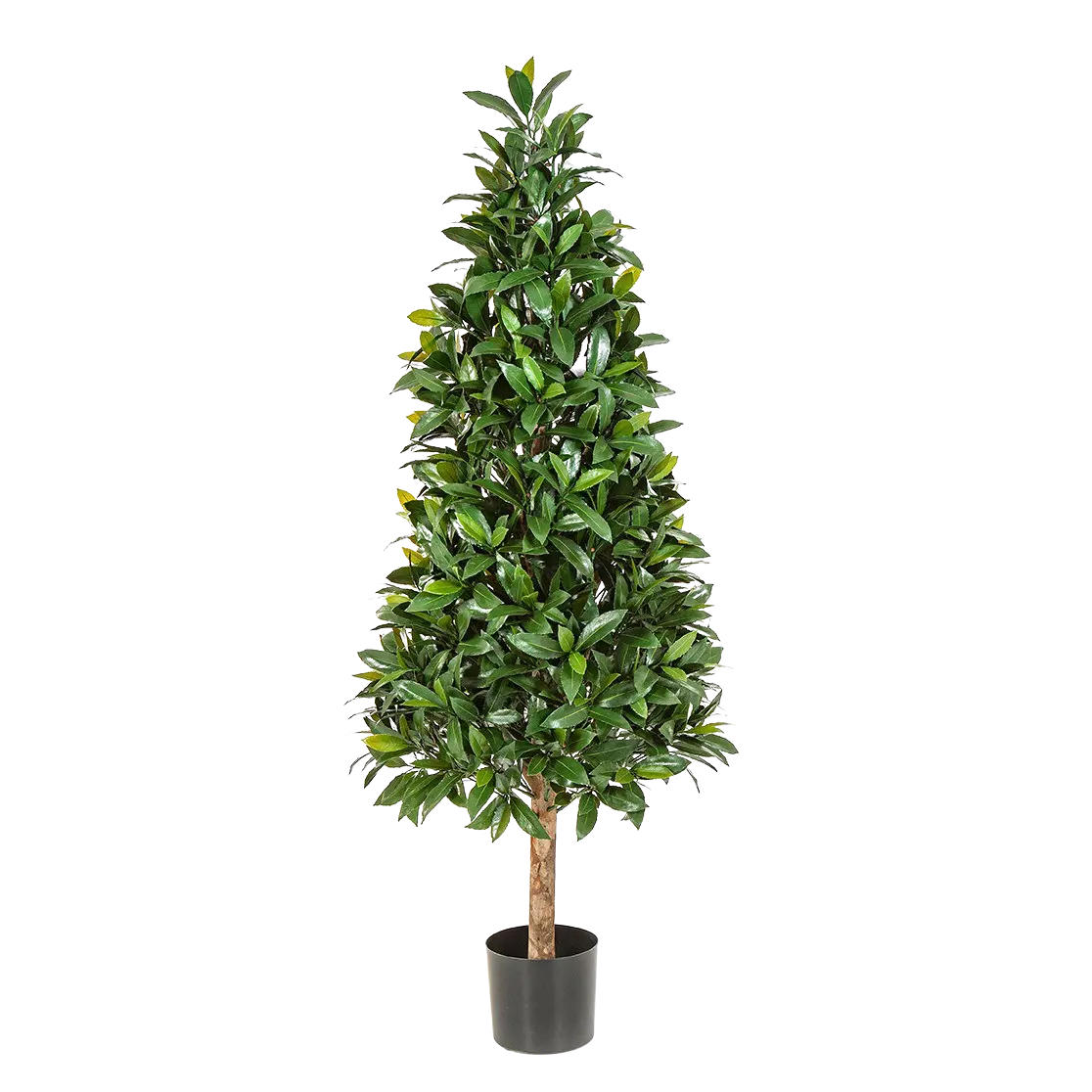 KUNSTBAUM Künstlicher Lorbeer - Tamina 140 cm - Grün, Kunststoff (140cm) - aplanta