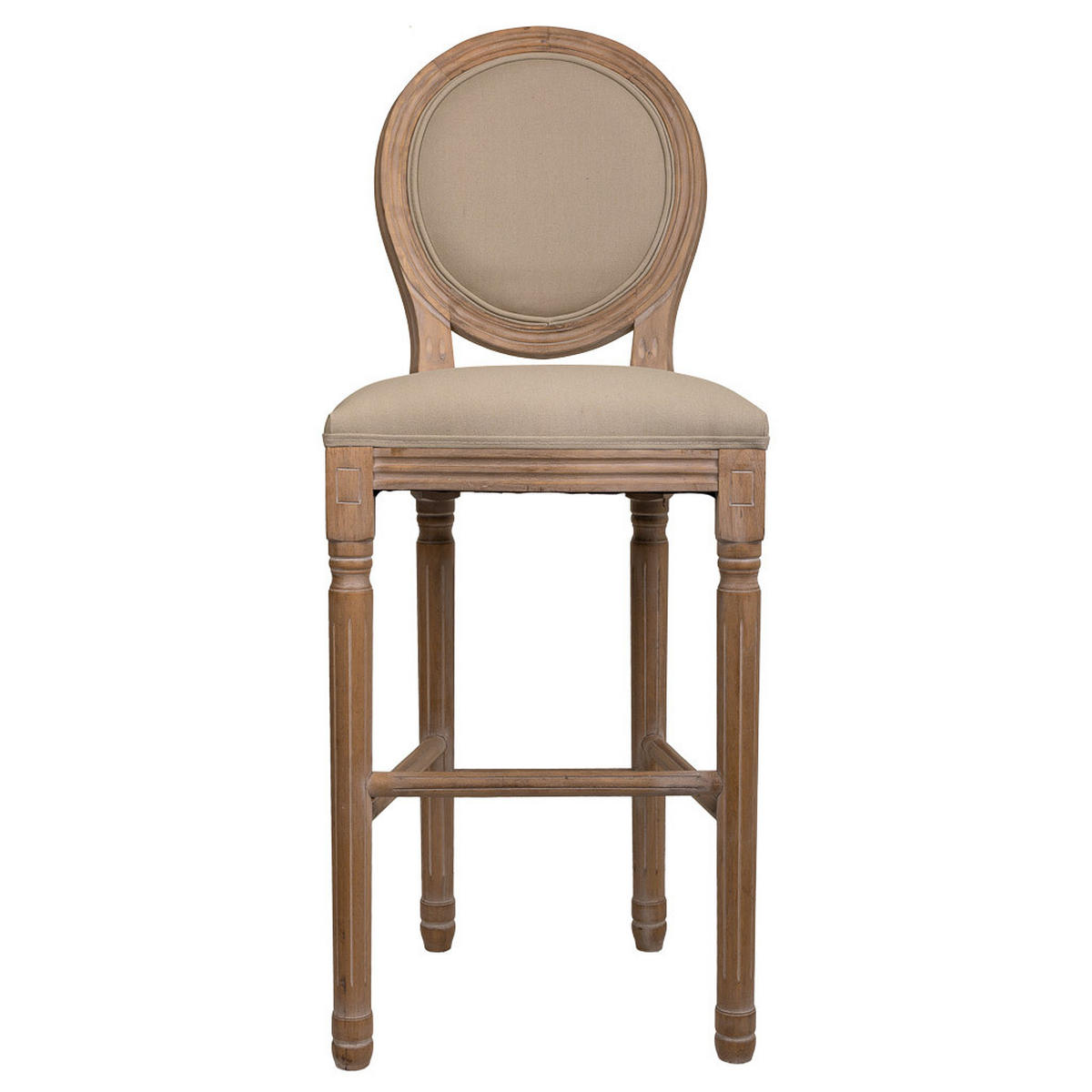 HOCKER auz Holz gepolsterter braun 48x42x76/121 cm - Braun, Naturmaterialen (48/121/42cm) - Wanderlust