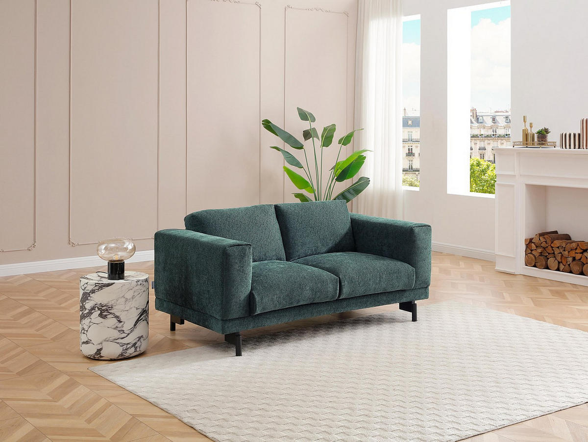 SOFA ohne Schlafmöglichkeit - 2 Personen - Stoff - Grün - Grün, Textil (172/78/90cm) - Vente-Unique