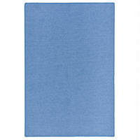 FEINSCHLINGEN VELOUR TEPPICH STRONG - Blau, Textil (160/200cm) - Snapstyle