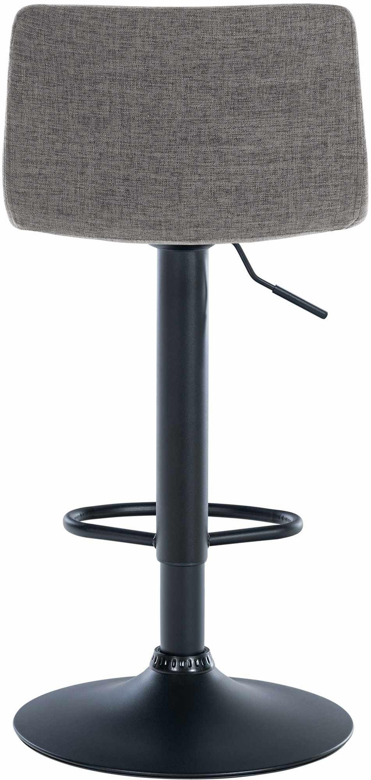 BARHOCKER 2er Set Gebel Stoff Hellgrau - Hellgrau, Textil/Metall (39/84/36cm) - DELUKE