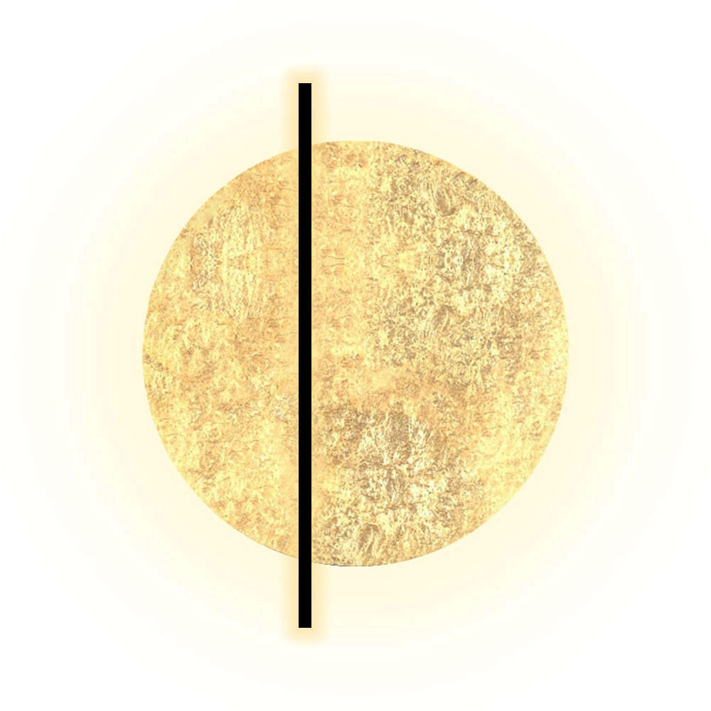 s.luce Led-Wandlampe Gold 50x50x50 cm