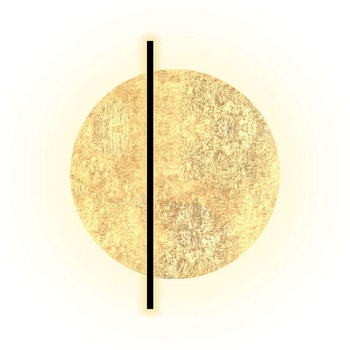 LED-WANDLAMPE Artus Gold Ø 50cm - Goldfarben, Metall (50/50/50cm) - s.luce