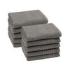 HANDTÜCHER, 10er-Set, 50x100 cm, 100% Baumwolle, Grau - Dunkelgrau, Textil (50/100cm) - Zollner