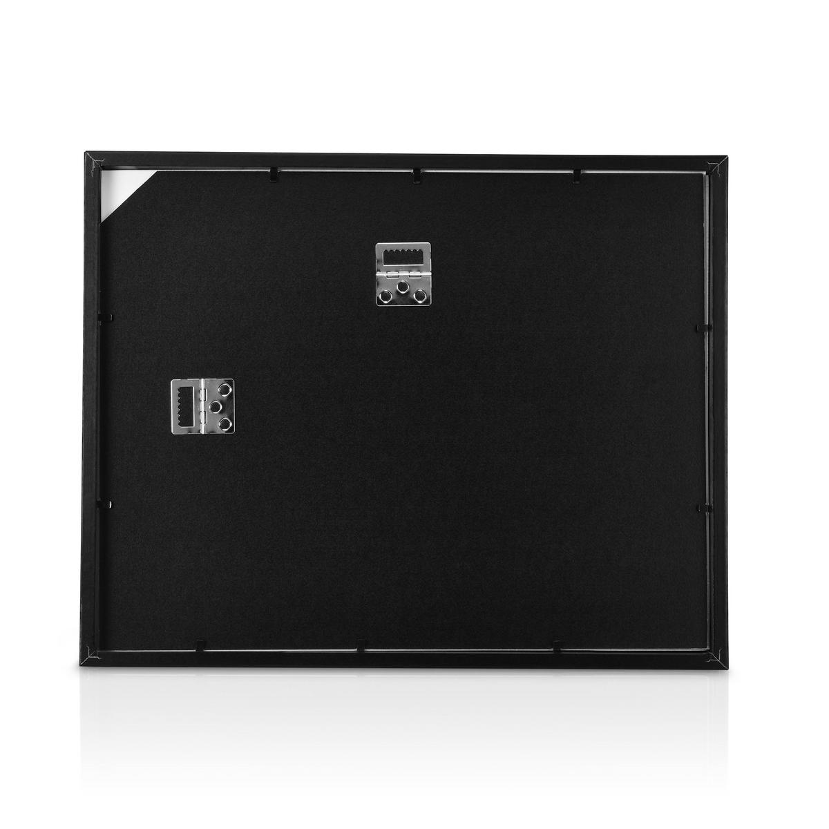 BILDERRAHMEN Galeria 13x18cm Schwarz - Schwarz, Holzwerkstoff (25/2/52cm) - BoMoe