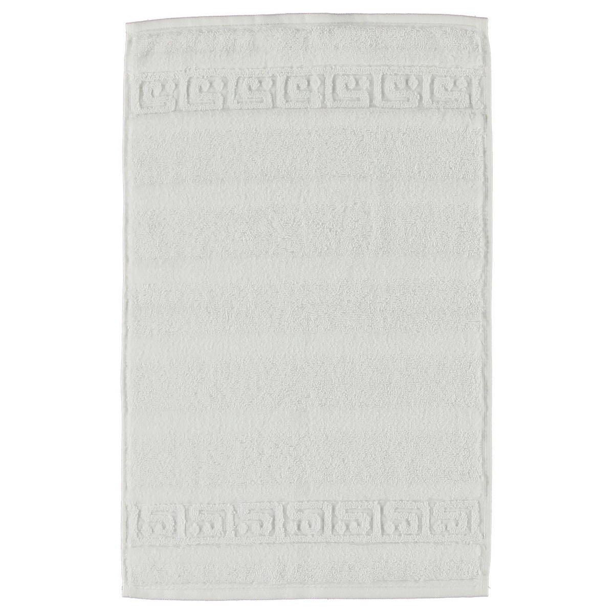 GÄSTETUCH 6er Pack 100% Baumwolle, Weiß, 30 x 50 cm - Weiß, Naturmaterialien (30/40cm) - Cawoe