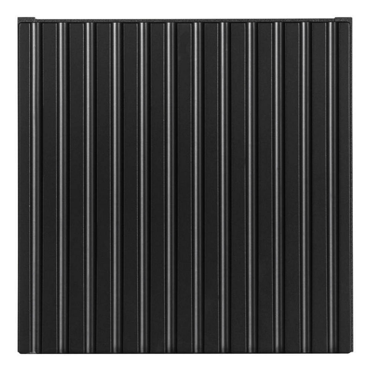 BAD-HÄNGESCHRANK Skelbolu - Schwarz, Holzwerkstoff (30/30/19cm) - [en.casa]