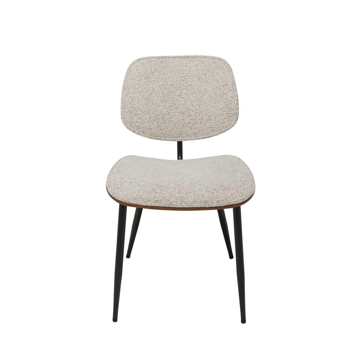 ESSZIMMERSTÜHLE STOFF BEIGE 2er set 45/76,5/45 cm - Beige, Textil (45/76.5/46cm) - Signature