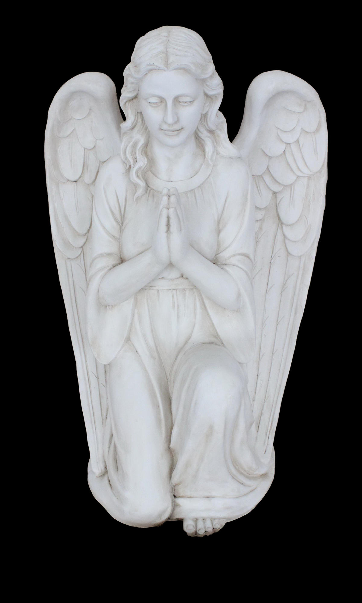 ENGEL Lena Keramik Weiß antik 90x45x60cm - Weiß, Keramik (45/90/60cm) - DELUKE