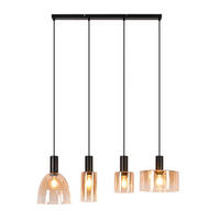 PENDELLEUCHTE 25/86.1/180.5cm - Schwarz, Metall (86.1/25/180.5cm) - Nettlife