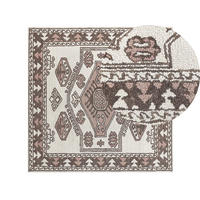 VINTAGE-TEPPICH Tomarza 200/200 cm - Multicolor, Textil (200/200cm) - Beliani