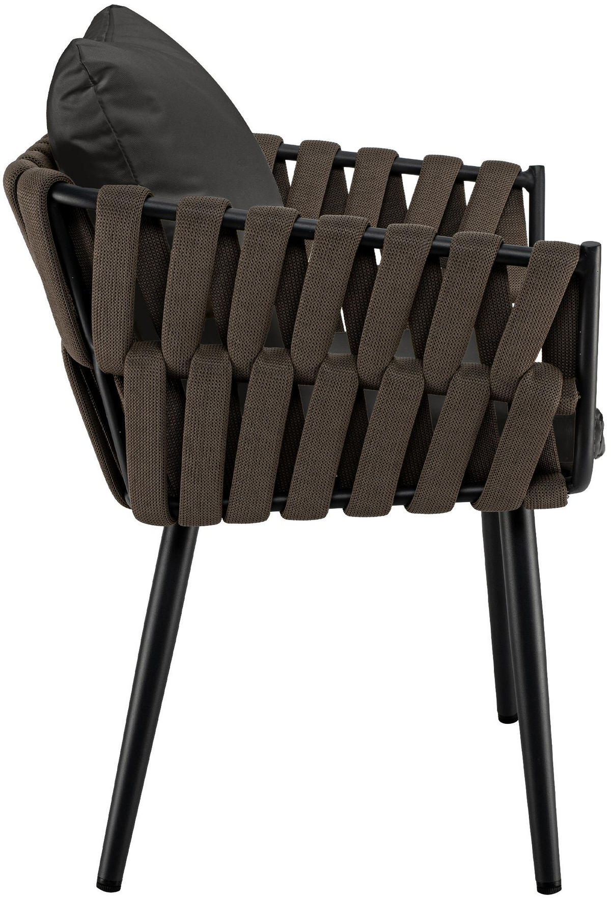 GARTENSTUHL Metall Anthrazit - Anthrazit, Metall (61/43/56cm) - CLP