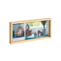 BILDERRAHMEN Rustic Galerier., 3 x 10x15 cm, natur - Naturfarben, Holzwerkstoff (36/17/4cm) - EMIX24