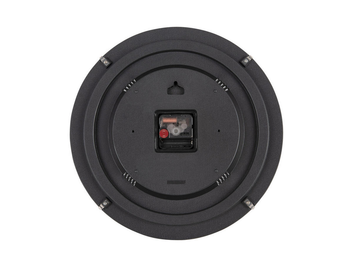 WANDUHR Realista Dome Rot 35/4.5/35 cm - Rot, Kunststoff (4.5/35/35cm) - Karlsson