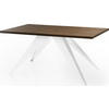  ESSTISCH Vance Weiß rechteckig ausziehbar, Lefkas Eiche 160-260/90/76 cm - Alteiche/Weiß, Holzwerkstoff/Metall (160/90/76cm) - WFL GROUP