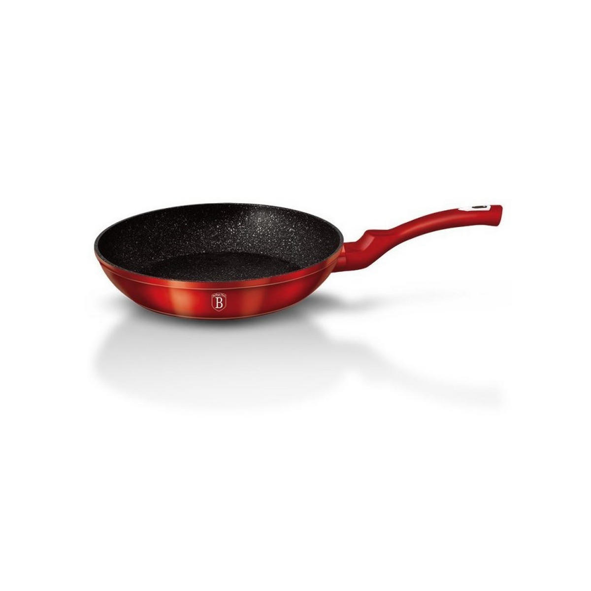 PFANNE Rot 24/24/4 cm BH1252 - Rot, Kunststoff (24cm) - Berlinger Haus