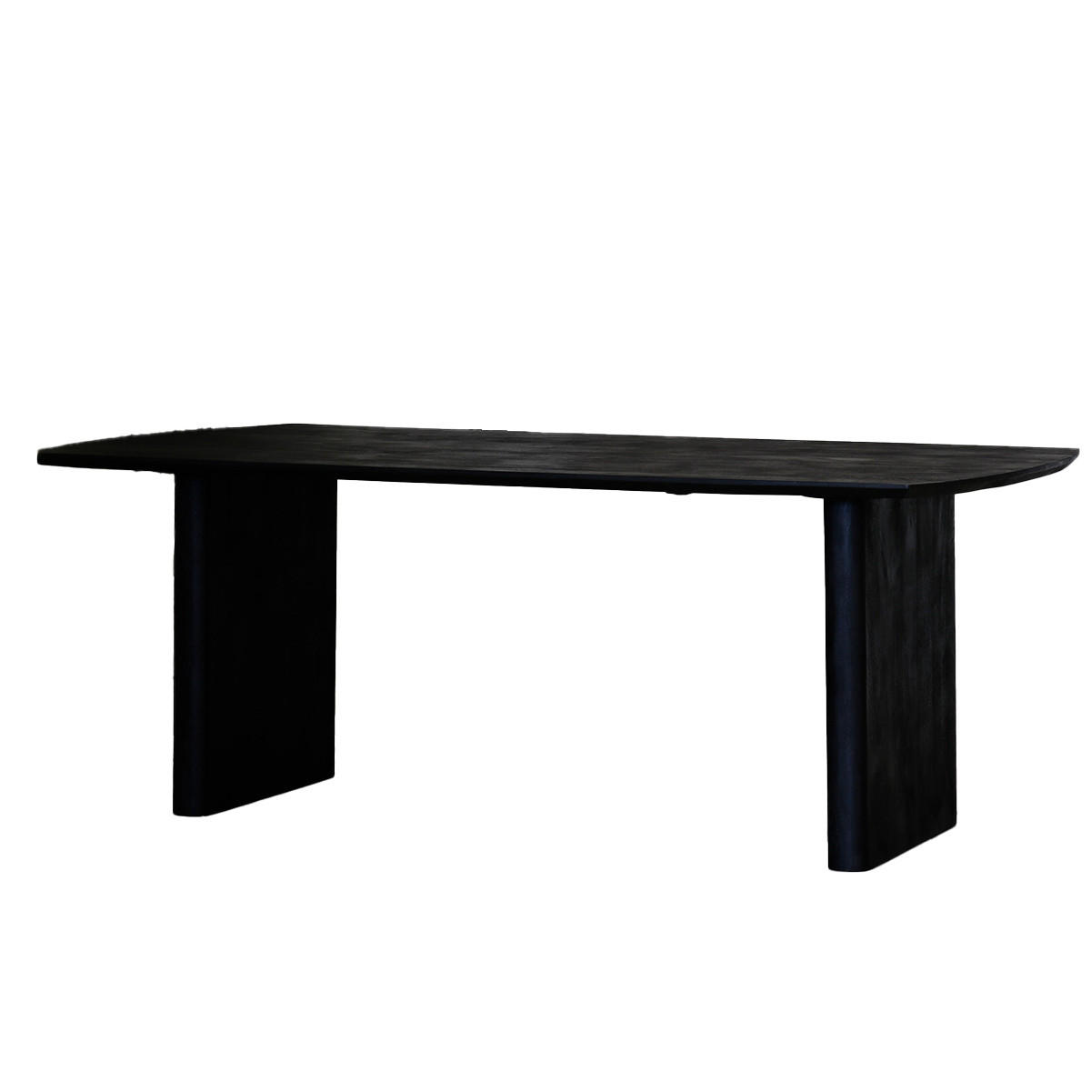 Giga Meubel Esstisch Schwarz 110x76x200 cm