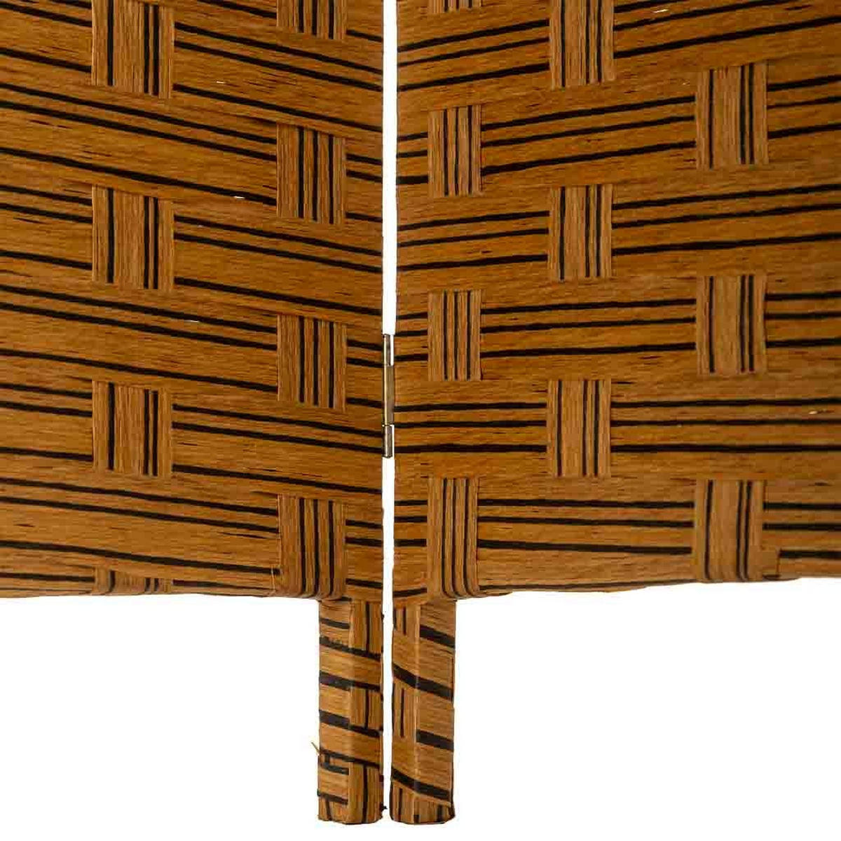 PARAVENT aus geflochtenem Papier mit 4 PANEELE, 3x180cm - Braun, Papier (200/180/3cm) - Wanderlust