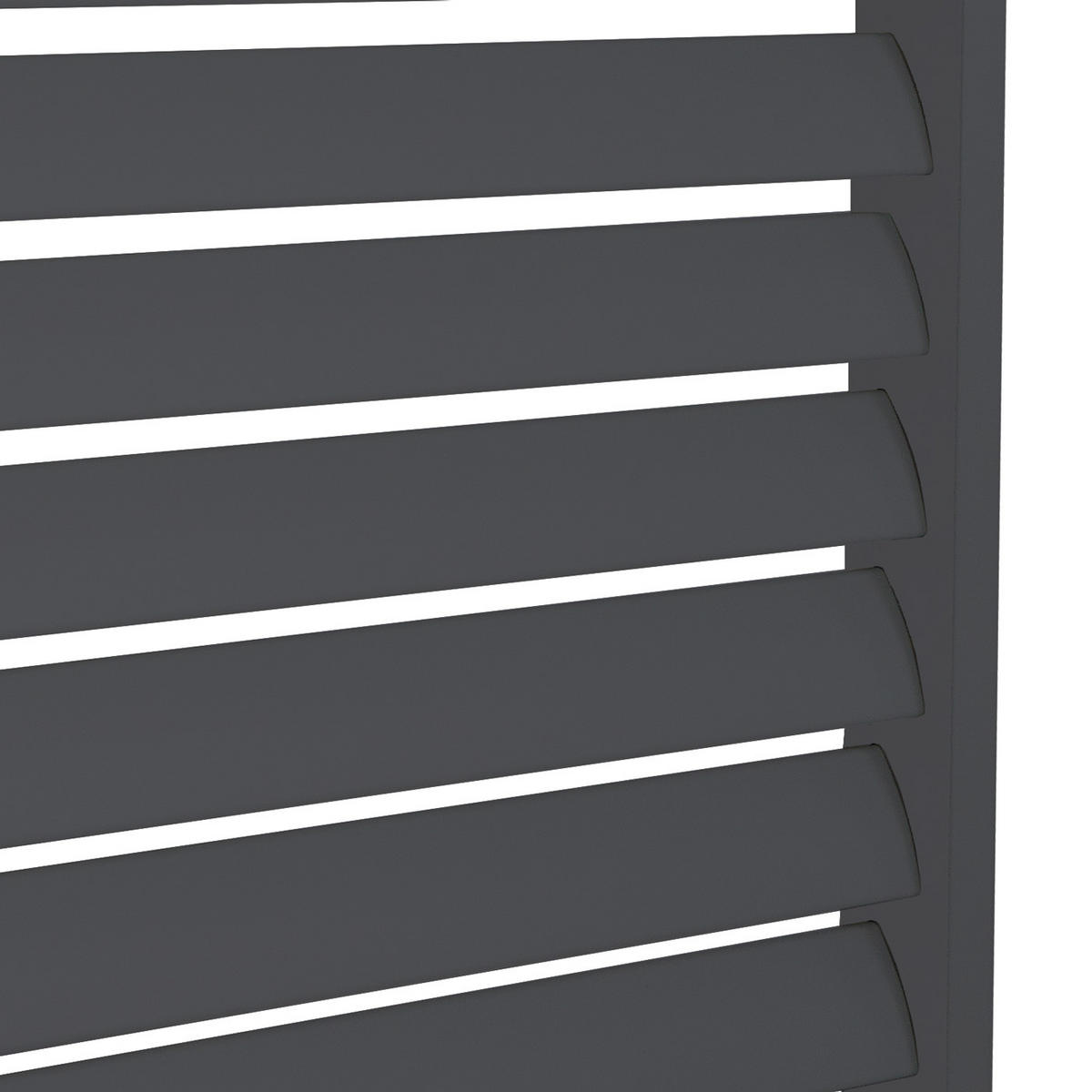 LAMELLENWAND FÜR PERGOLA Anthrazit - Anthrazit, Metall (94/213/15cm) - MCW